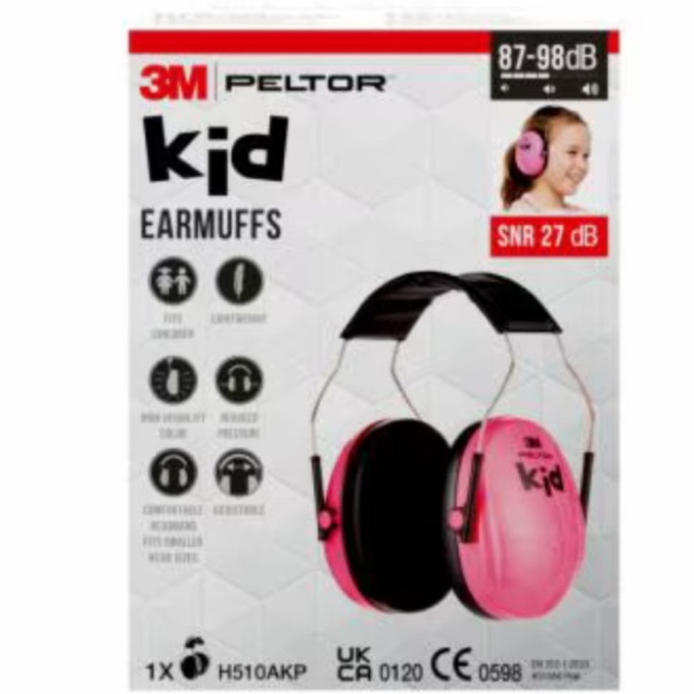 3M Peltor Kid Earmuffs - Pink
